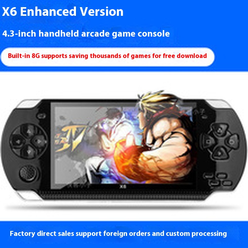 Gaming Console X6 - Psp 3000 X6 Konsolu 12 Çeşit