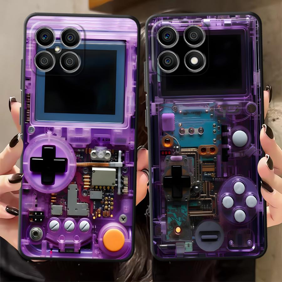 Gaming Console X6 - Mor Oyun Konsolu Kılıfı Onur X7