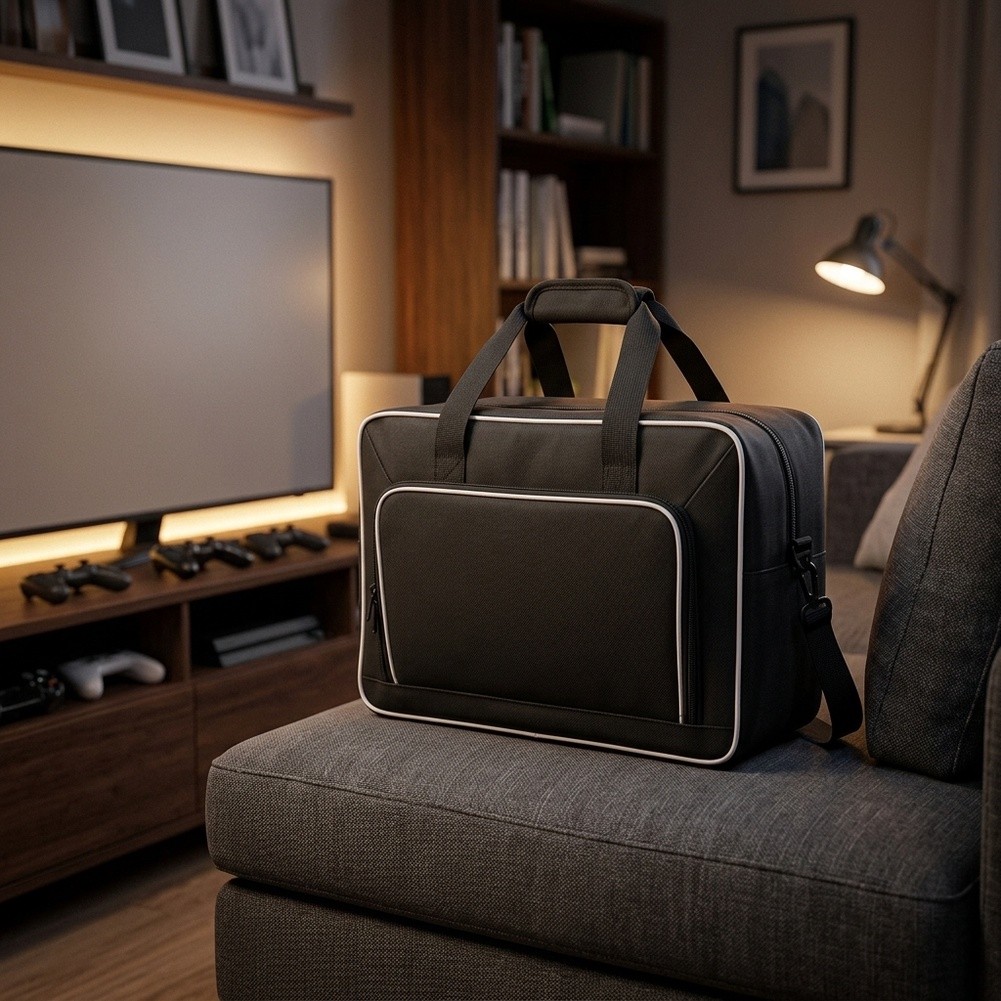 Gaming Console Organizer - PS5 Konsol Saklama Çantası Büyük Kapasiteli