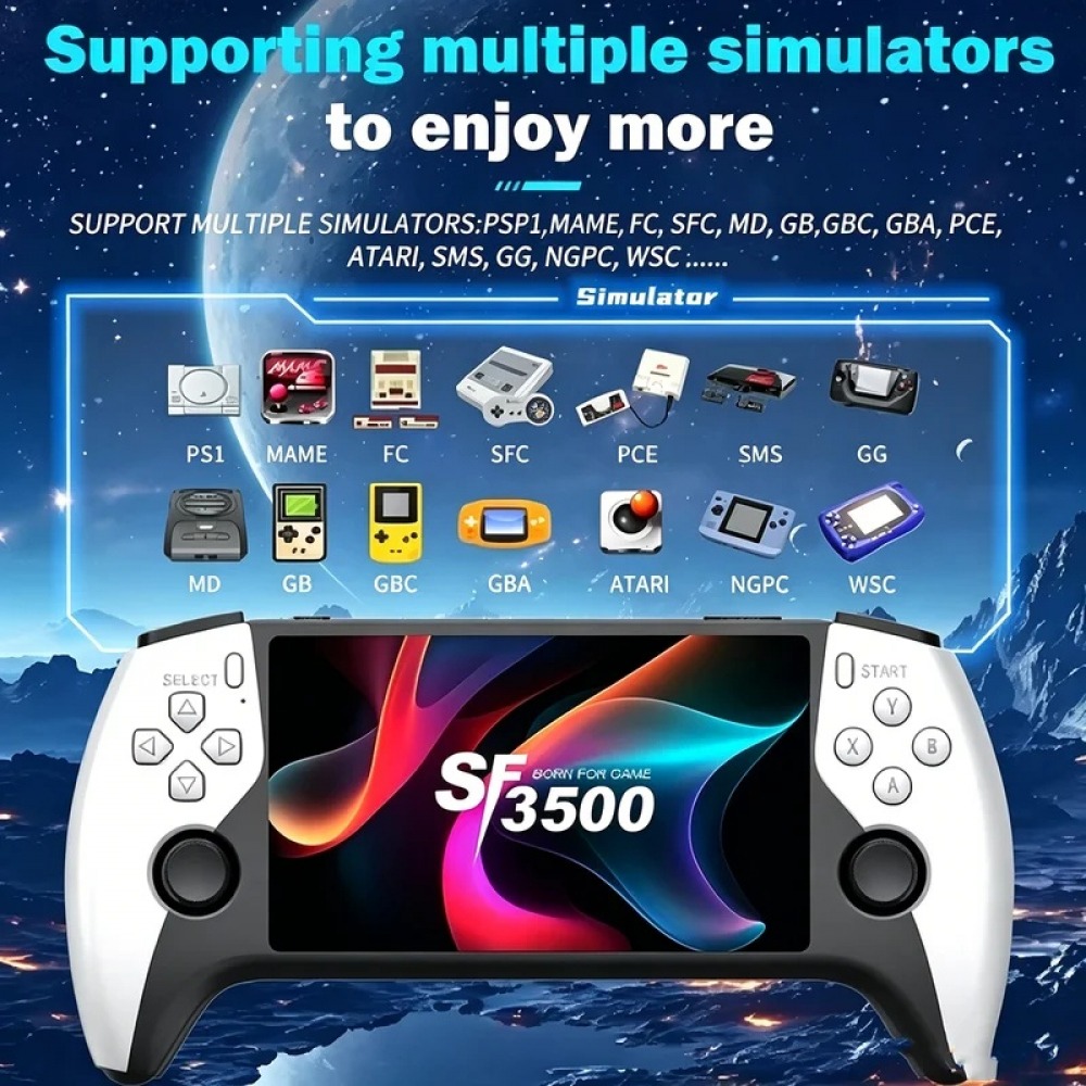 Gaming Console Emulator - SF3500 5 inç El Oyun Konsolu,
