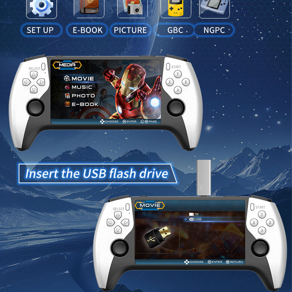 2026 Yeni SF3500 5 İnç El Tipi - Gaming Console Emulator incelemesi ve fiyatı