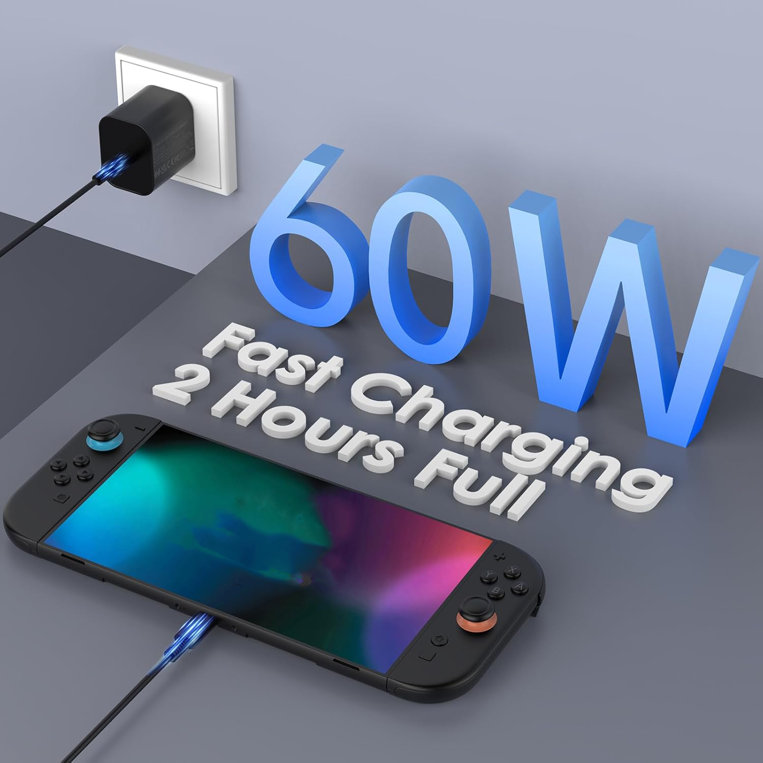 60W AC Adaptör Şarj Cihazı Uyu - Gaming Console Nintendo Switch incelemesi ve fiyatı