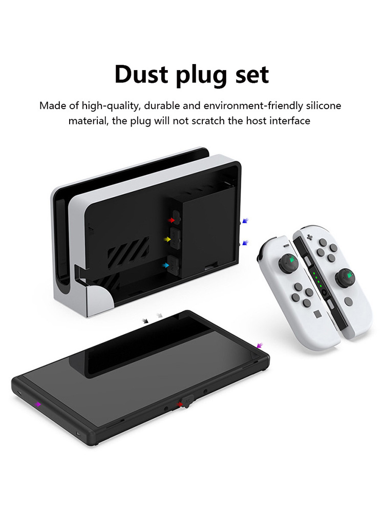 14 adet/takım toz fişi silikon - Gaming Console Nintendo Switch incelemesi ve fiyatı