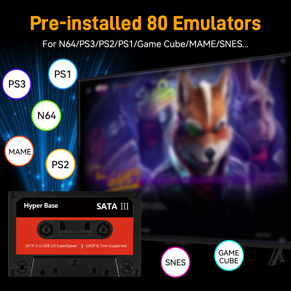 Batocera 500G/2T Emulator Oyun - Gaming Console Emulator incelemesi ve fiyatı
