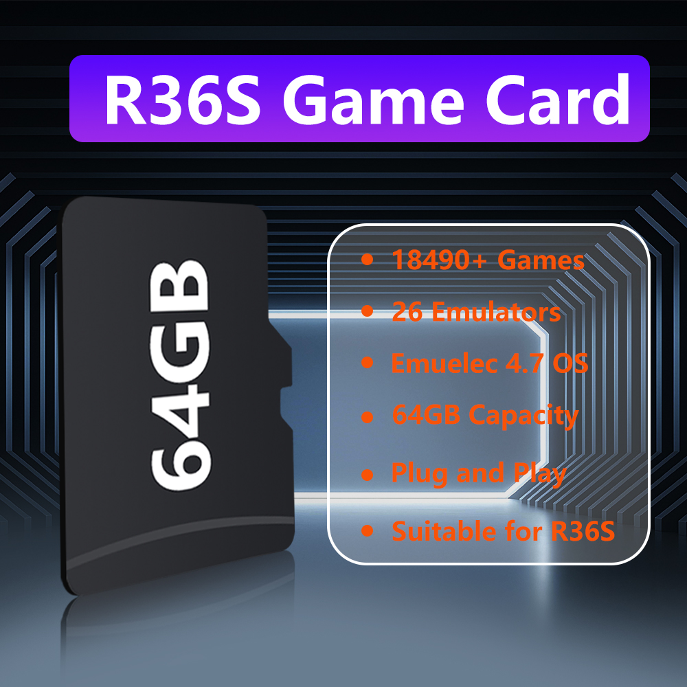 R36S Oyun Konsolu için 64GB Oy - Gaming Console Emulator incelemesi ve fiyatı