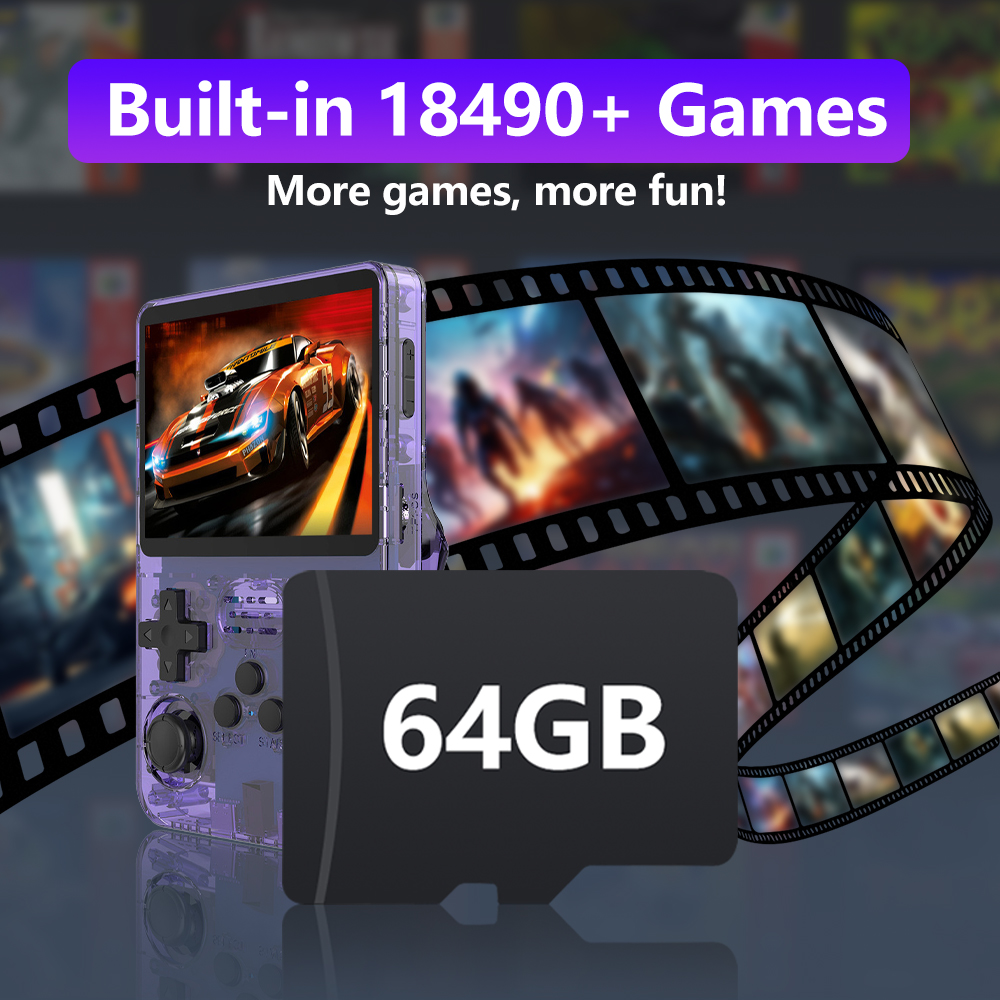 R36S Oyun Konsolu için 64GB Oy - Gaming Console Emulator incelemesi ve fiyatı