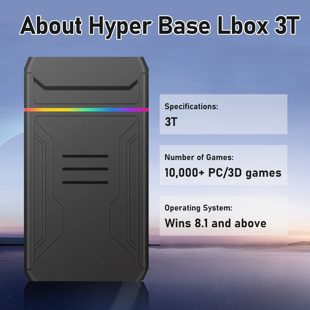 3TB Launchbox Taşınabilir Oyun - Gaming Console Emulator incelemesi ve fiyatı