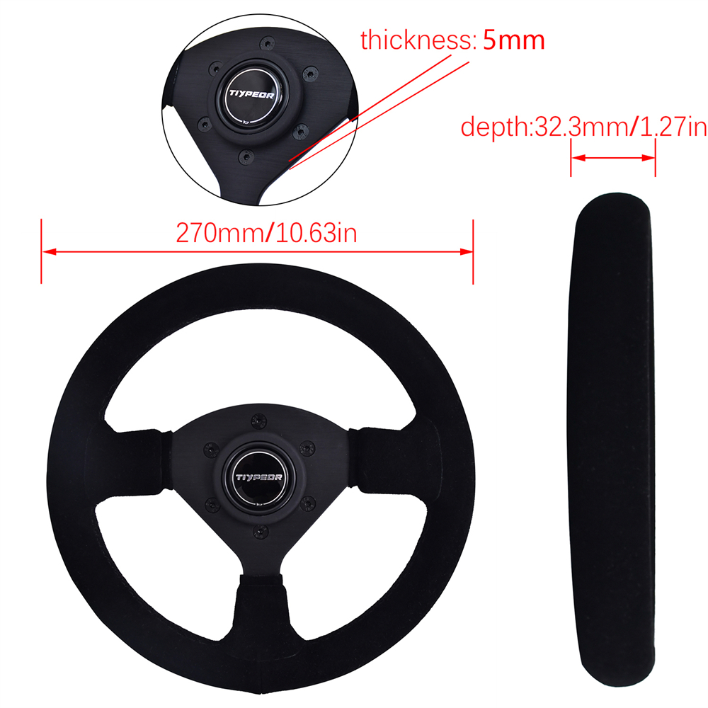 TIYPEOR 270mm 11 İnç Küçük Boy - Steering Wheel Gaming incelemesi ve fiyatı