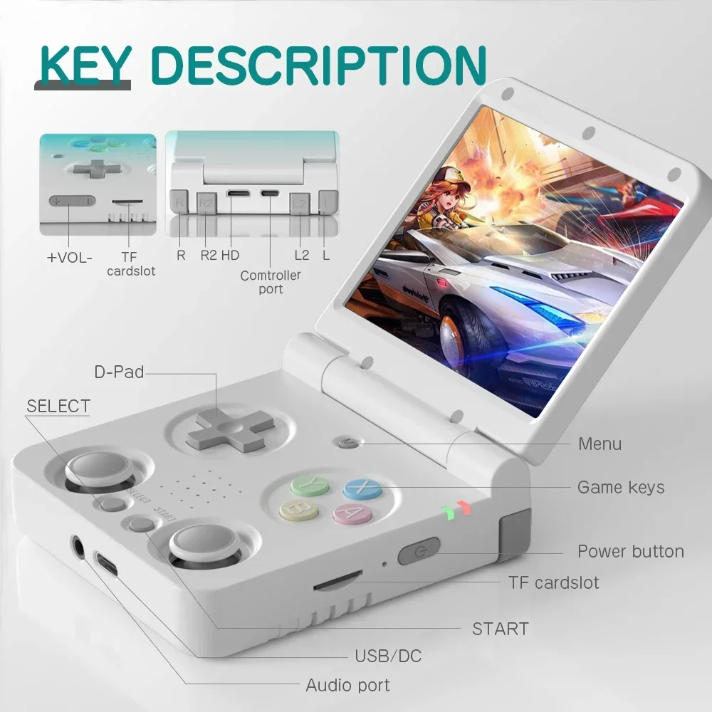 MIYOO Sarı FLIP V2 El Tipi Oyu - Retro.Gaming Console Yellow incelemesi ve fiyatı