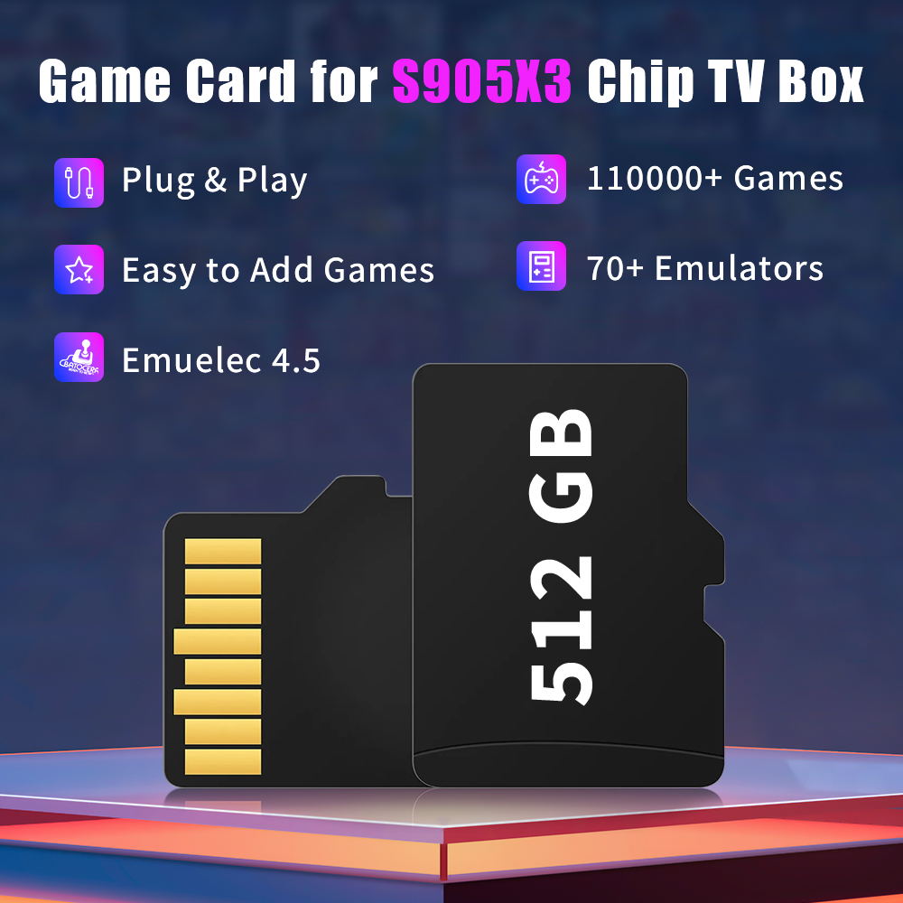 S905X3 çip TV kutusu için oyun - Gaming Console Emulator incelemesi ve fiyatı