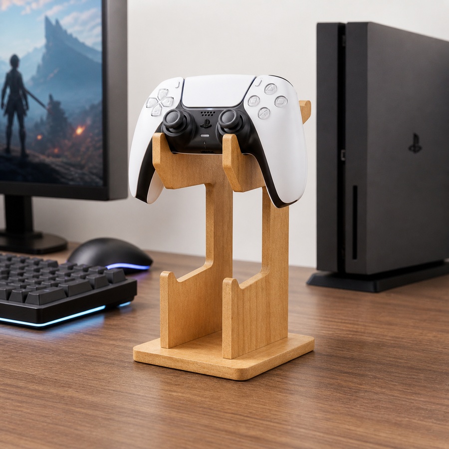 Ahşap Oyun Kumandası Teşhir Ra - Gaming Console Organizer incelemesi ve fiyatı